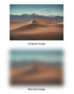 swiftui image blur - radius of 10